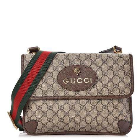 gucci neo supreme messenger bag|Gucci neo vintage crossbody bag.